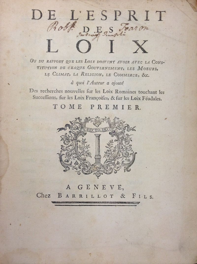 800px-Montesquieu,_De_l'Esprit_des_loix_(1st_ed,_1748,_vol_1,_title_page)